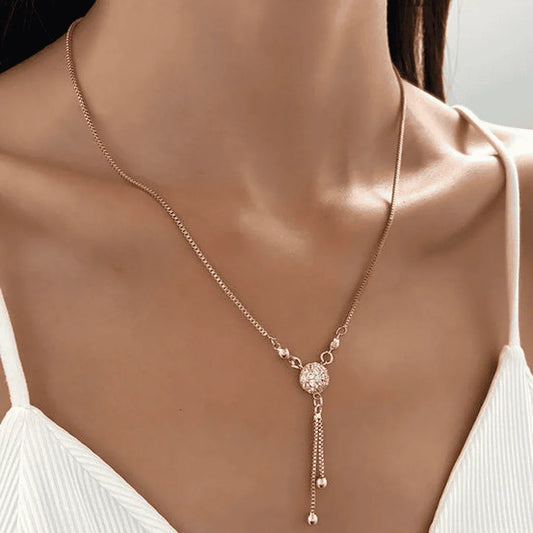 Rosalie | Collier Pendentif Vintage en Or – Élégance Dorée Intemporelle