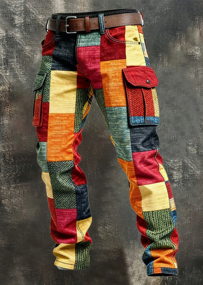 ORION™ | Pantalon cargo patchwork homme