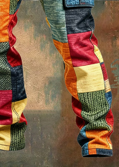 ORION™ | Pantalon cargo patchwork homme