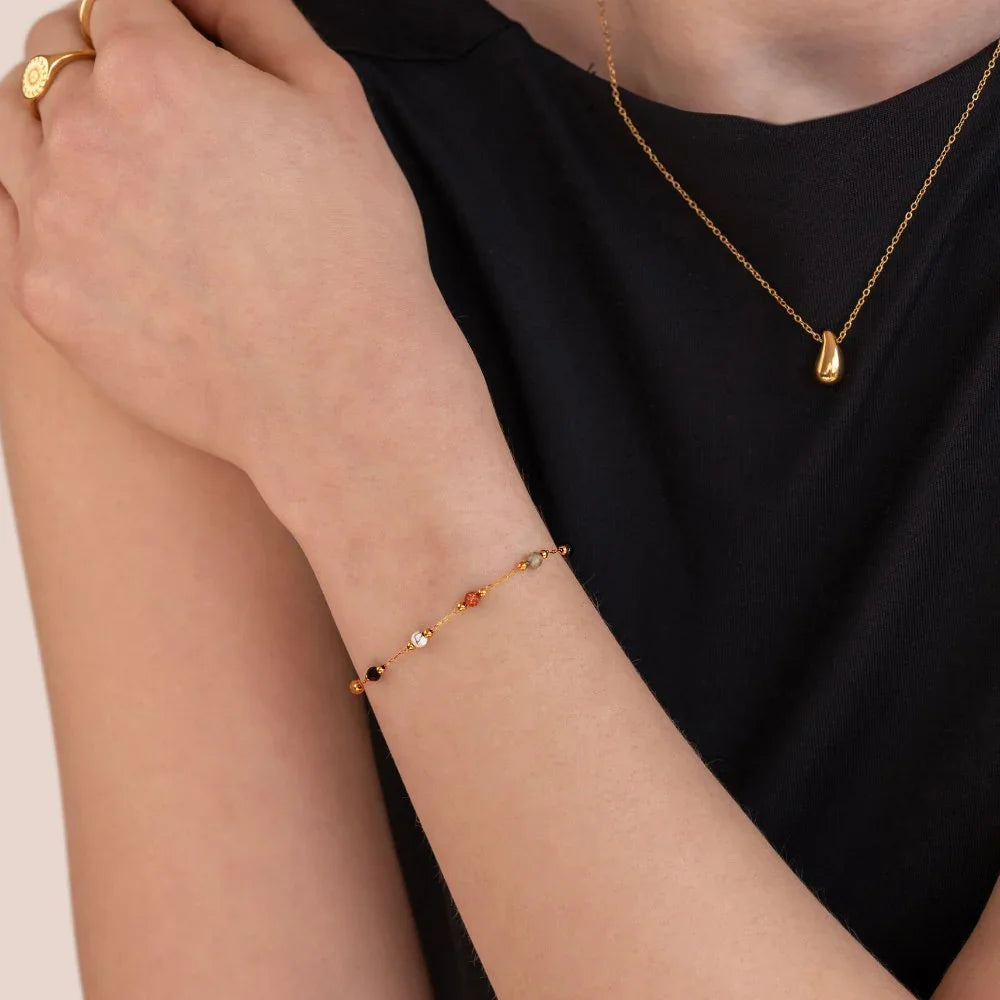 Éléonore | Bracelet en pierre naturelle — Élégance intemporelle