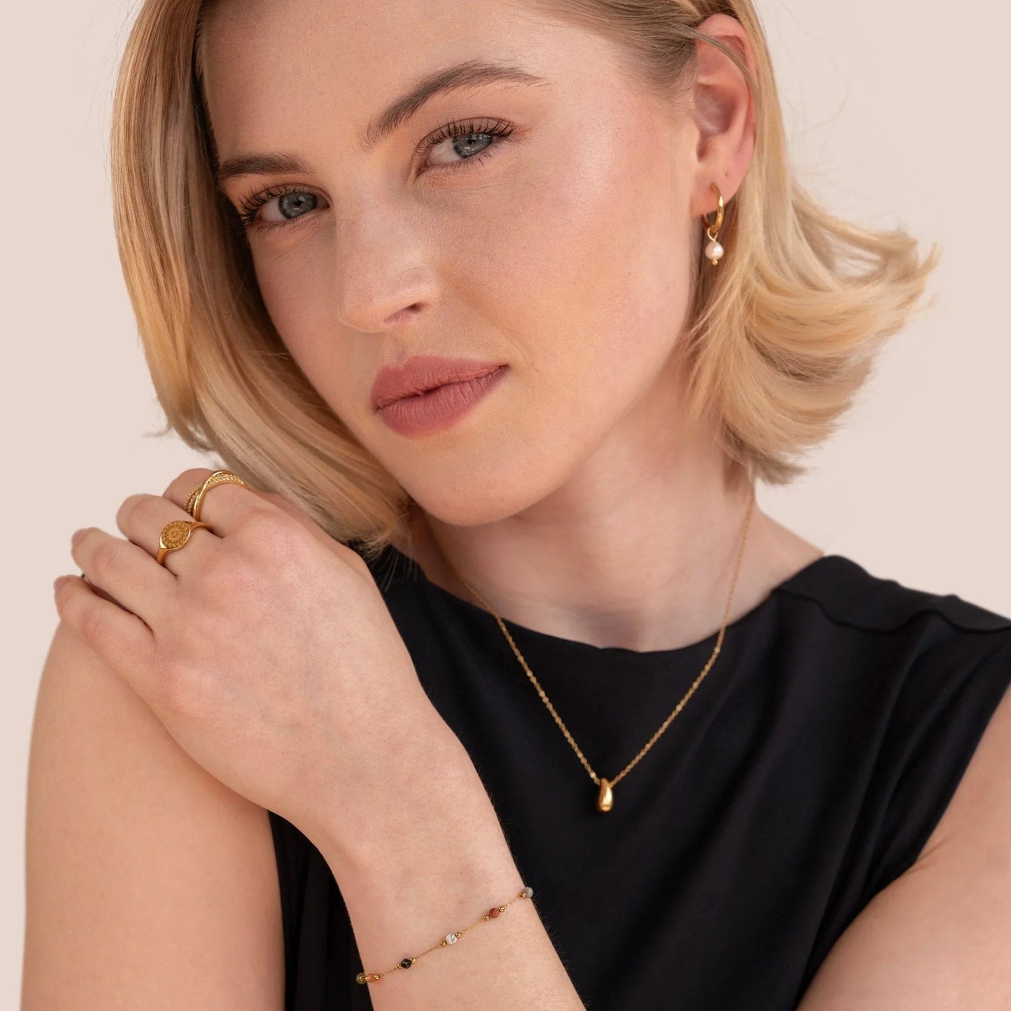 Éléonore | Bracelet en pierre naturelle — Élégance intemporelle