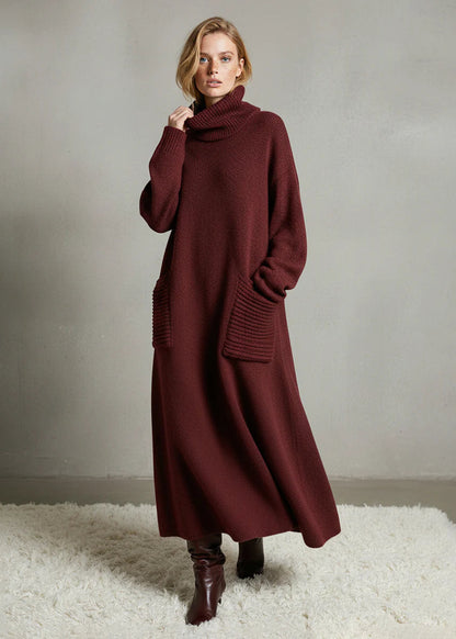 Robe Maille Fluide Hiver