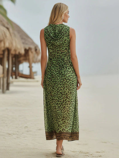 Roaa | Robe bohème léopard élégante