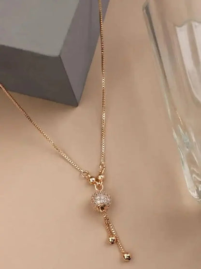 Rosalie | Collier Pendentif Vintage en Or – Élégance Dorée Intemporelle