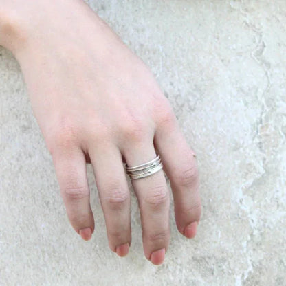 Shine | Bague vintage en argent doré — élégance intemporelle