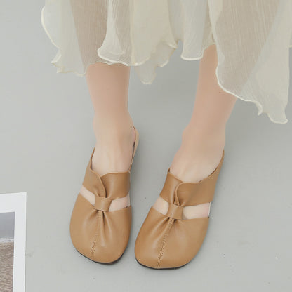 ÉLISE™ | Mules plates nouées élégantes