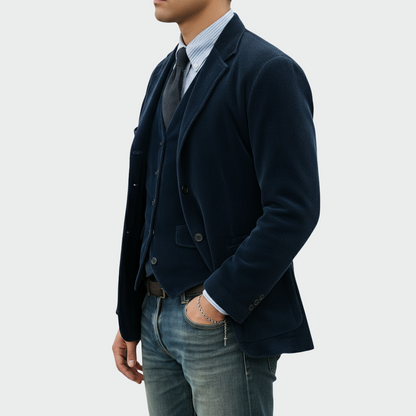 BRADIAS | Ensemble Blazer & Gilet Élégant