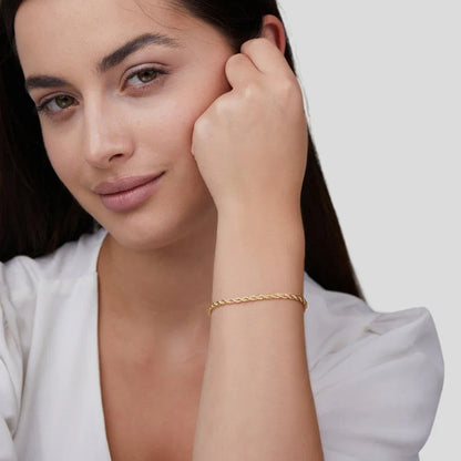 Sibylle | Bracelet en Or Chic et Raffiné