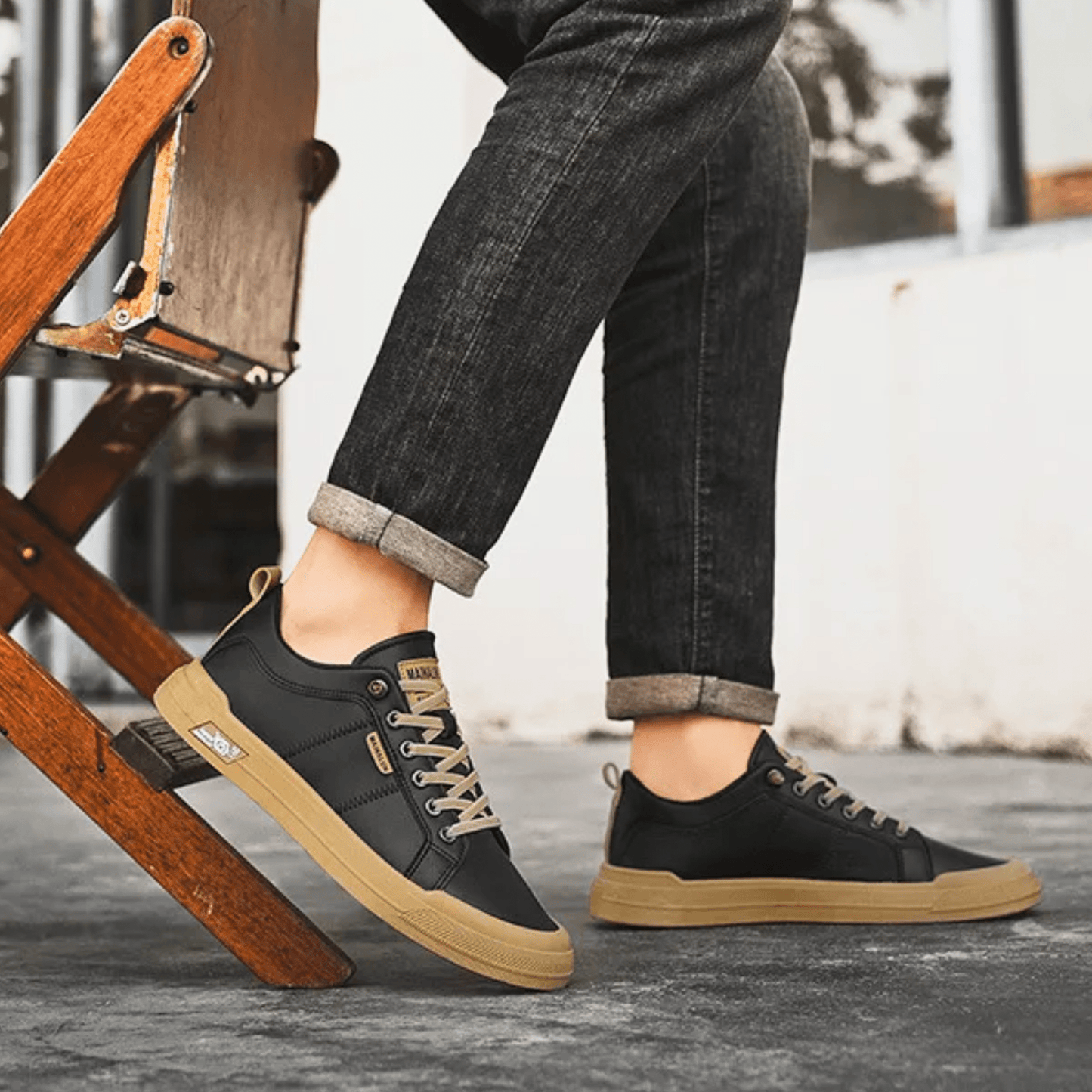 Harrington – Baskets en cuir